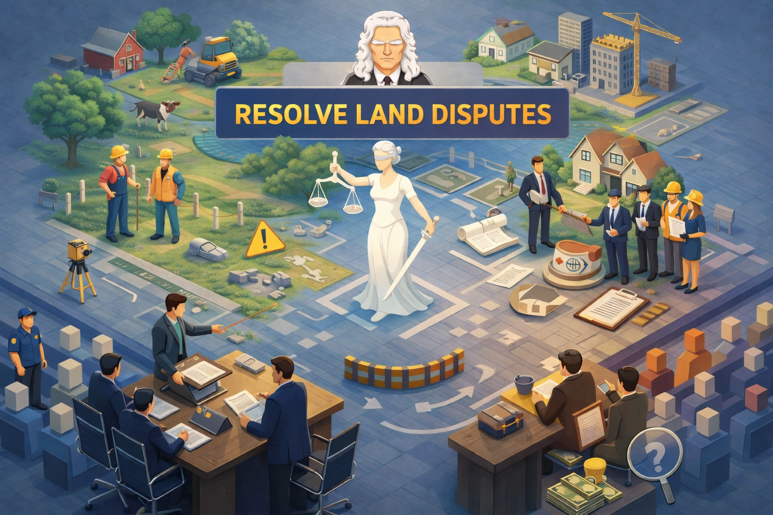 Giải quyết tranh chấp đất đai