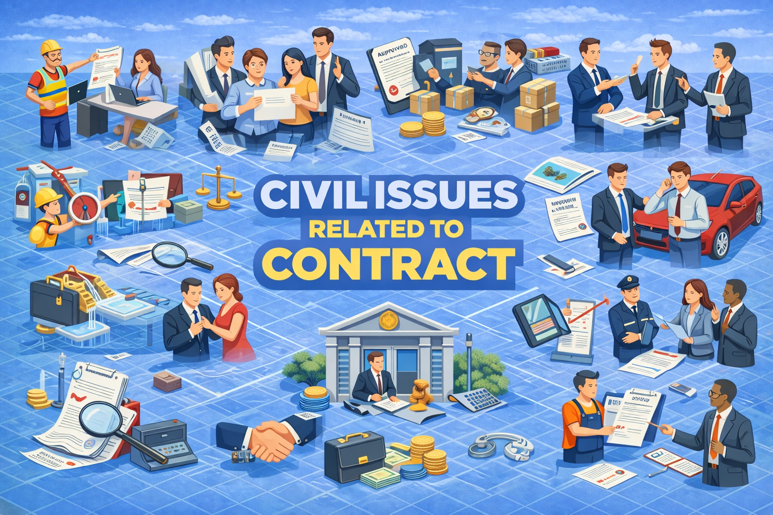 Tư vấn các vấn đề liên quan đến pháp luật hợp đồng