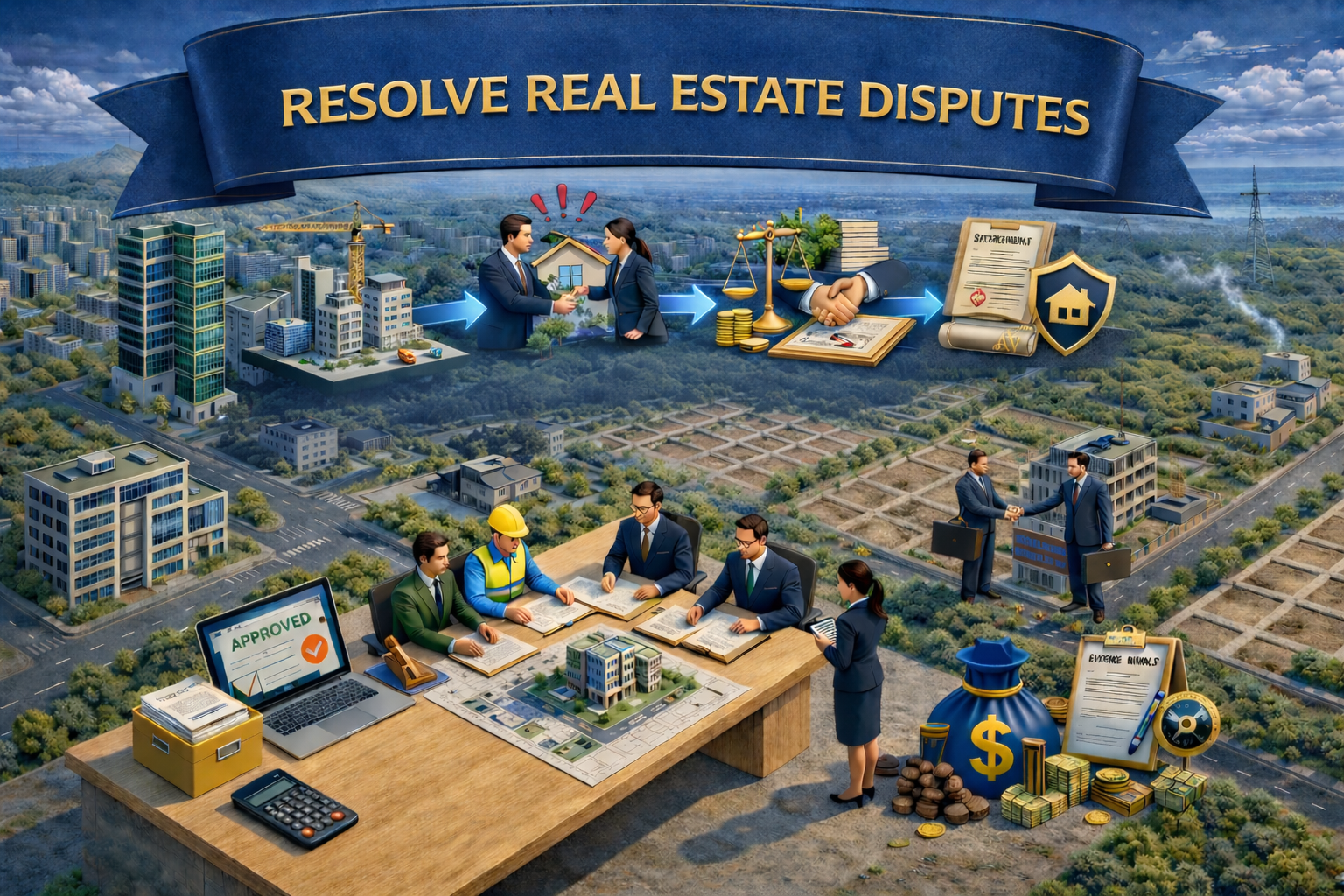 Giải quyết tranh chấp bất động sản