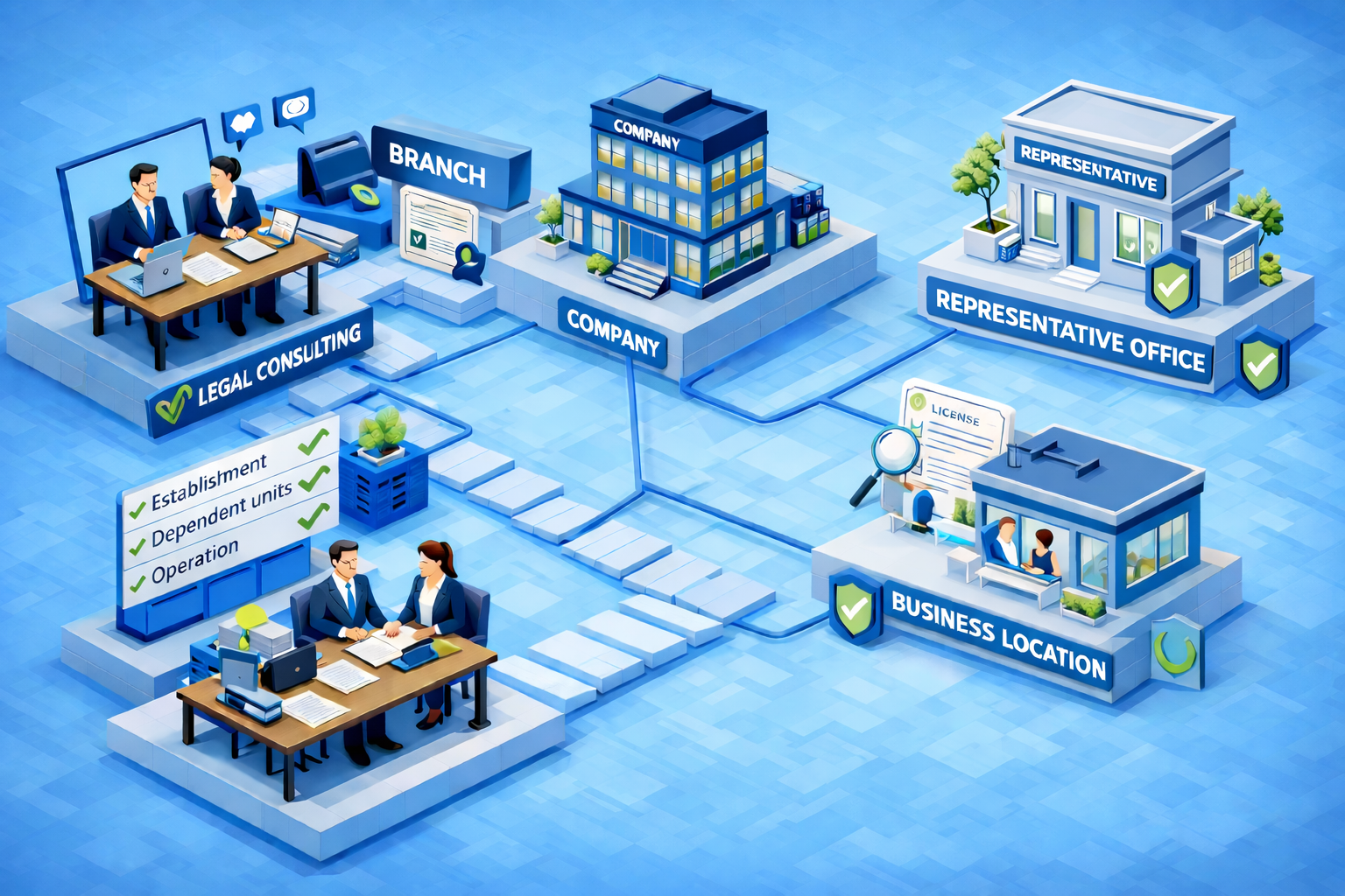 Tư vấn thành lập các đơn vị phụ thuộc (chi nhánh, văn phòng đại diện, địa điểm kinh doanh)