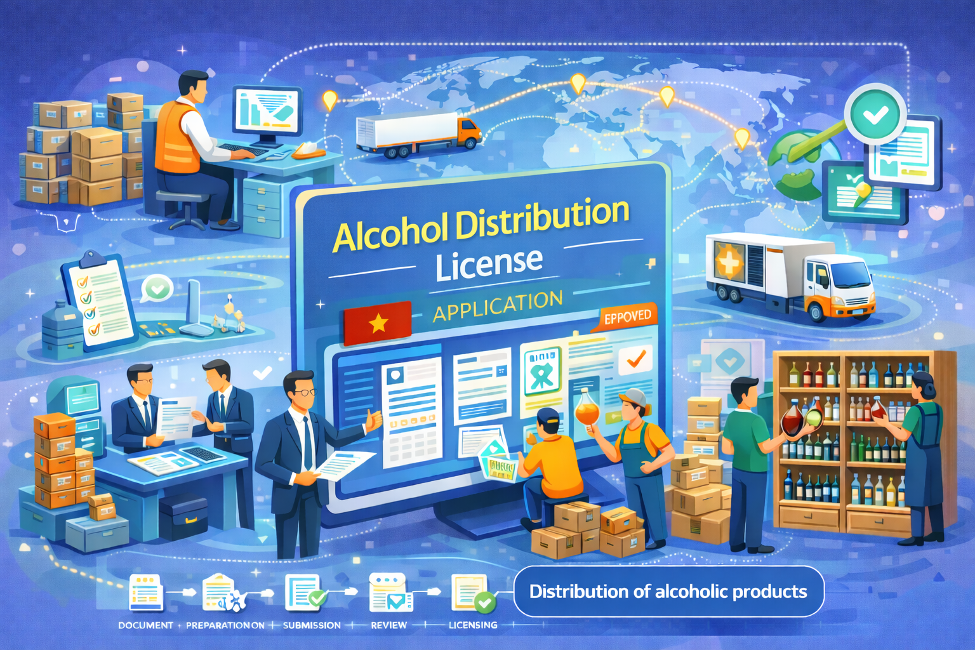 Giấy phép phân phối rượu