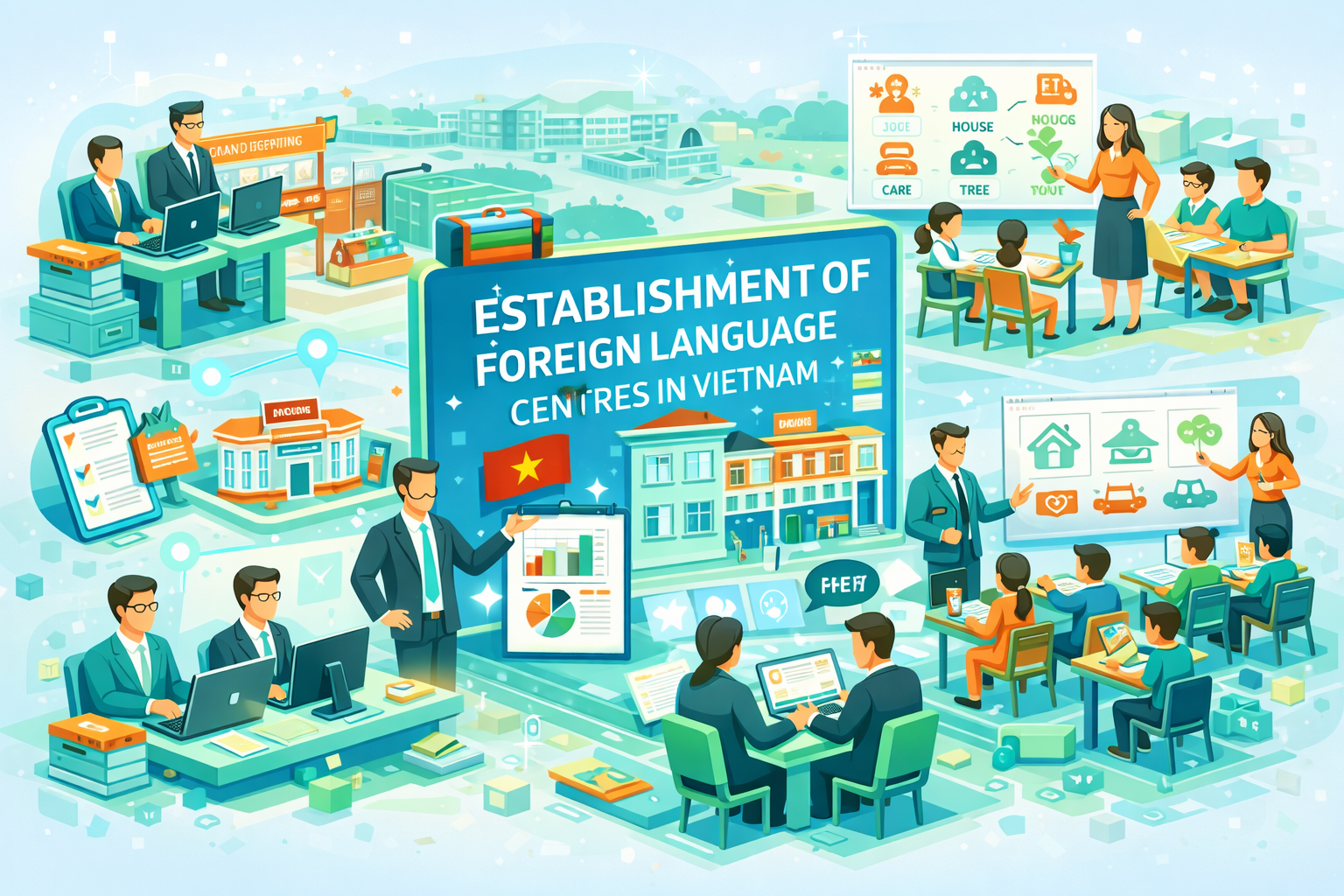 Giấy phép thành lập trung tâm ngoại ngữ